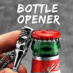 PENDRA Beer Bottle Opener Steel Necklace