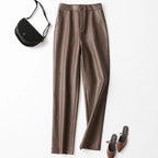 PENDRA Waist Straight Leg Elastic Pants