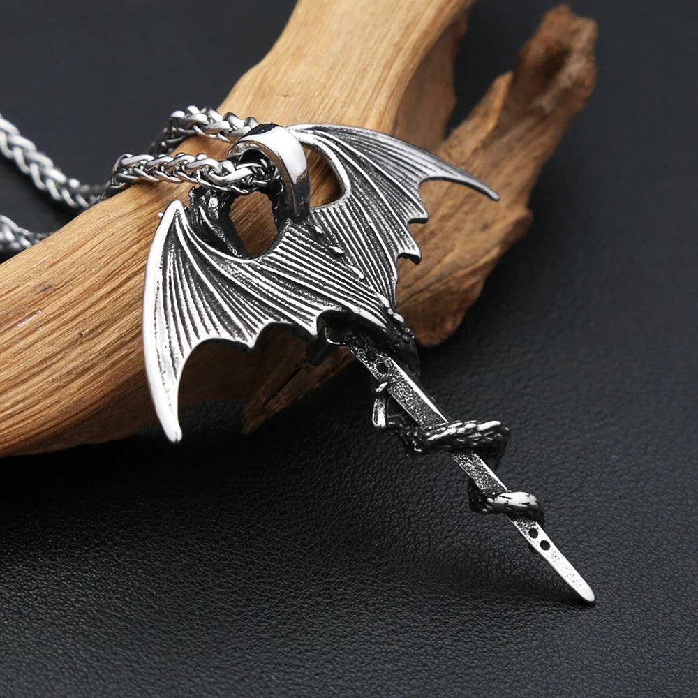 PENDRA Pterodactyl Holy Sword Pendant