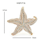 PENDRA Marina Pearl Starfish Brooch