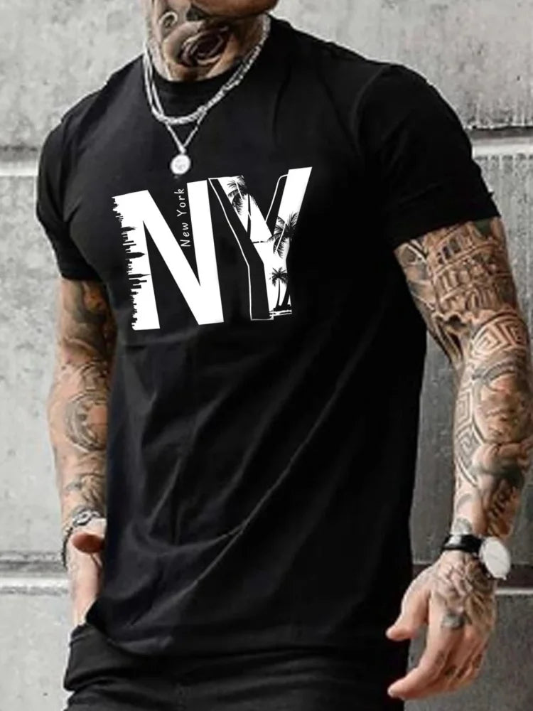 PENDRA California Letter Print T-Shirt