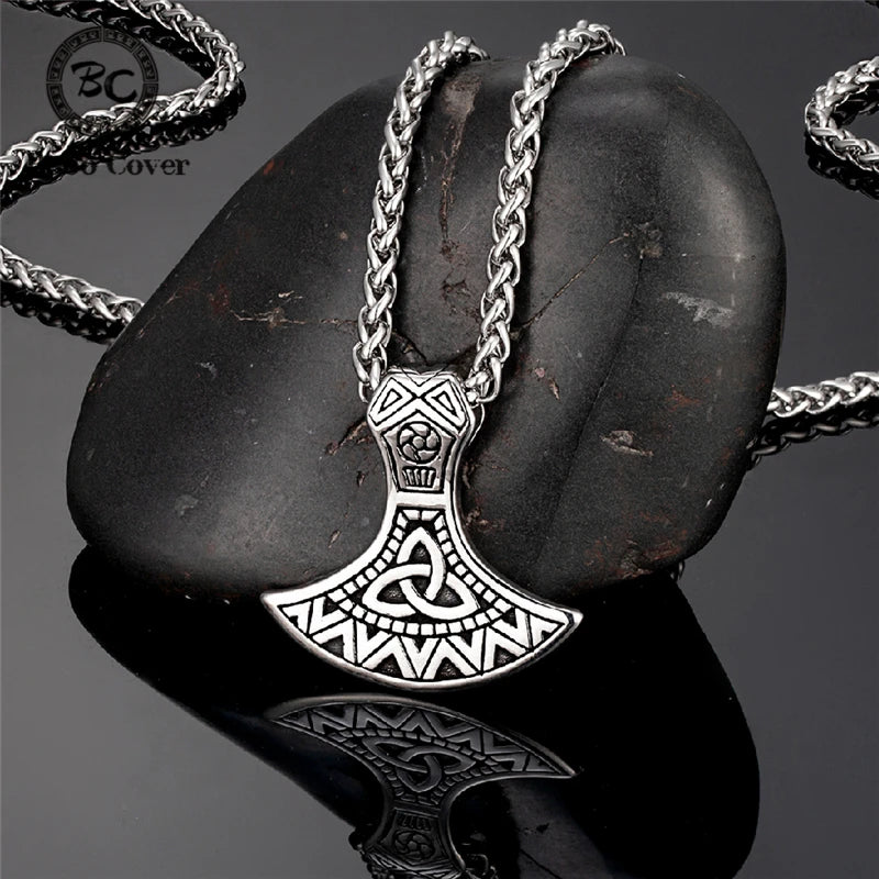 PENDRA Rune Axes Necklace