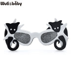 PENDRA Lovely Acrylic Bats Glasses Brooch