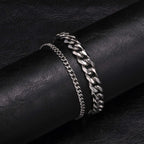 PENDRA Cuban Black Bracelet