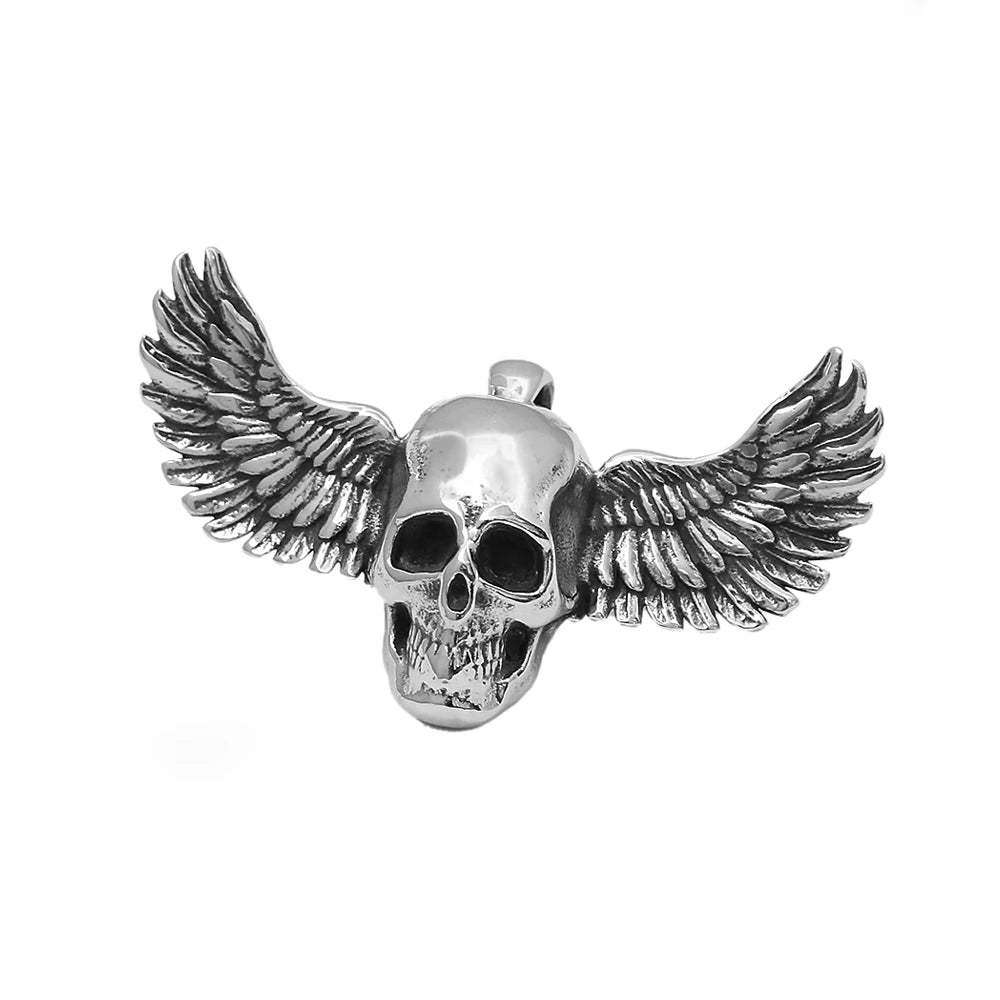 PENDRA Skullpunk Gothic Hip Hop Skull Pendant