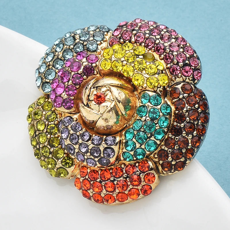 PENDRA Camellia Beautiful Flower Brooch