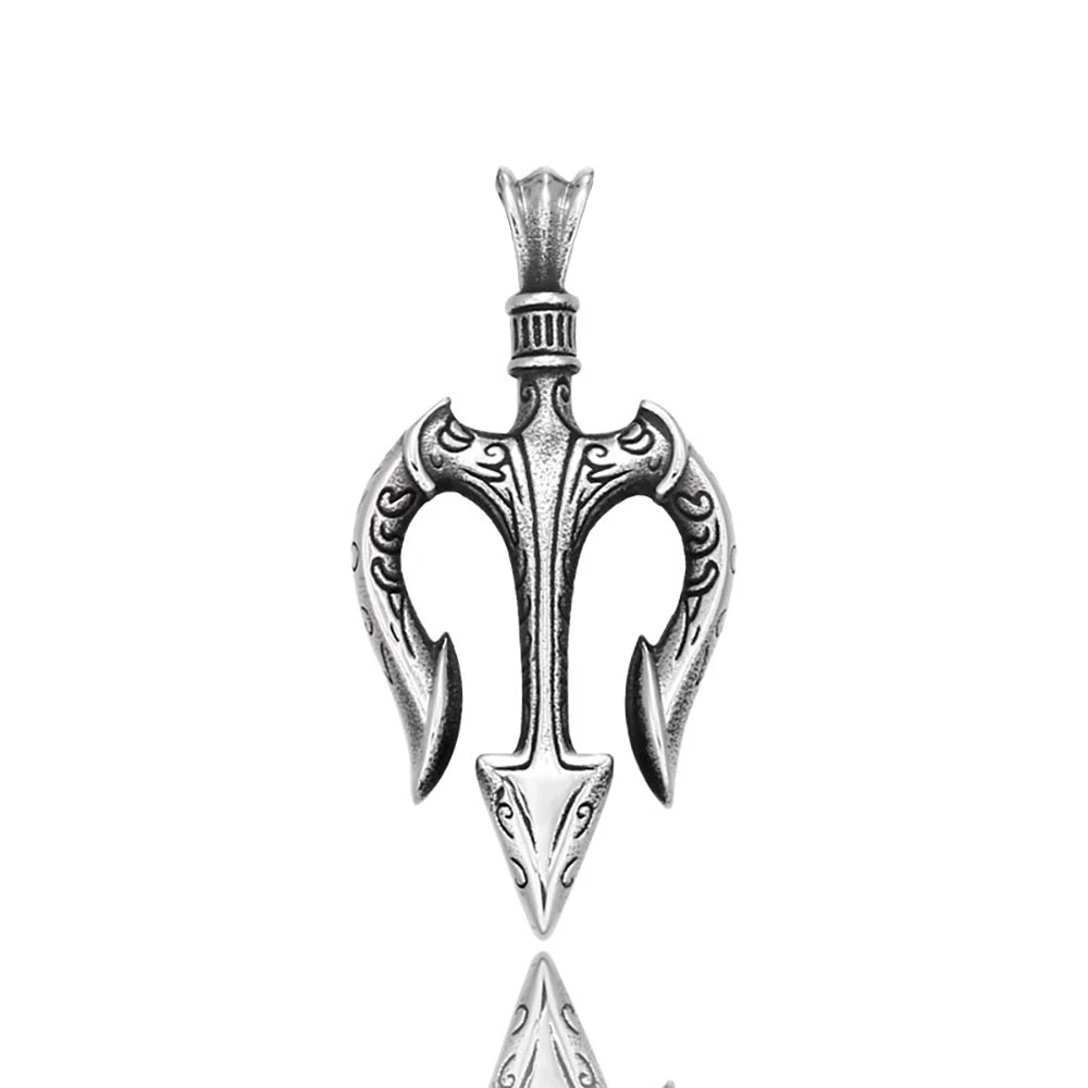 PENDRA Poseidon Greek Trident Pendant