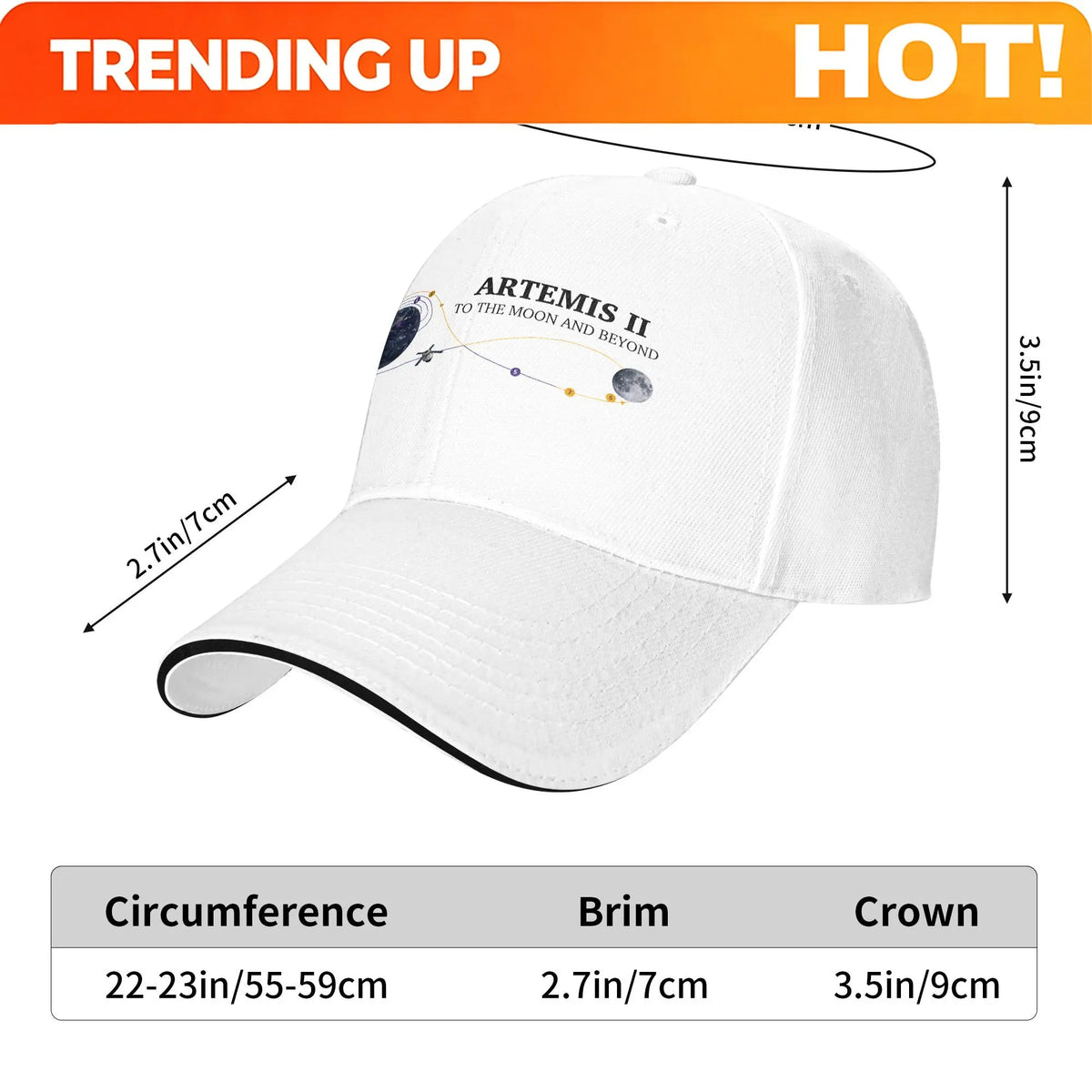 PENDRA Moon Mission Trucker Baseball Cap