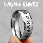 Vintage Nordic Viking Runes Celtic Knot Series Stainless Steel Womens Mens Rings Punk Biker Jewelry Creativity Gift Wholesale