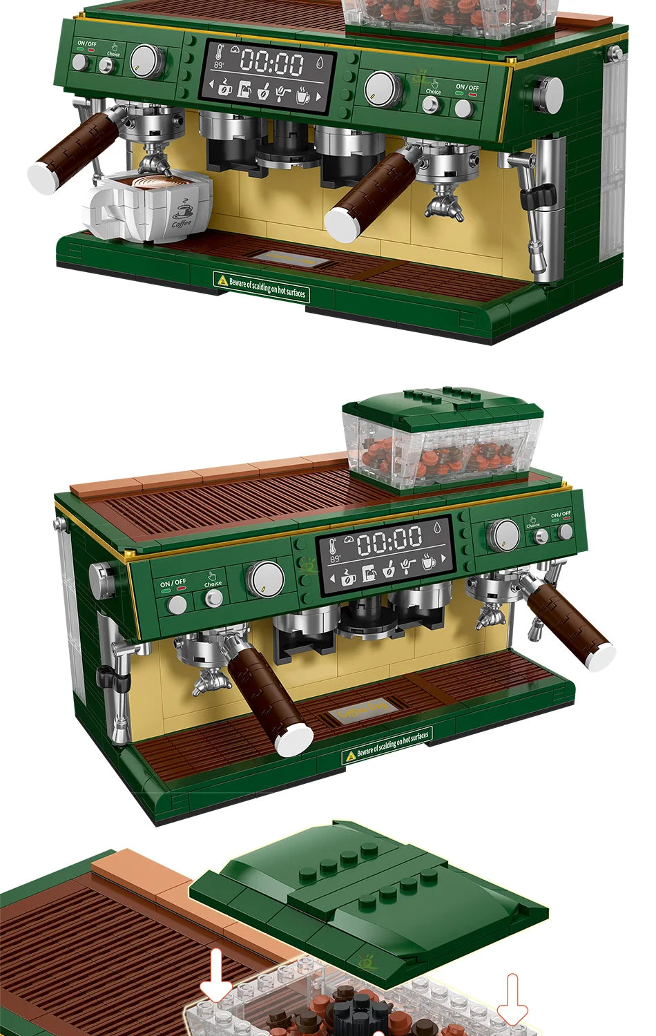PENDRA Coffee Machine Micro Building Set