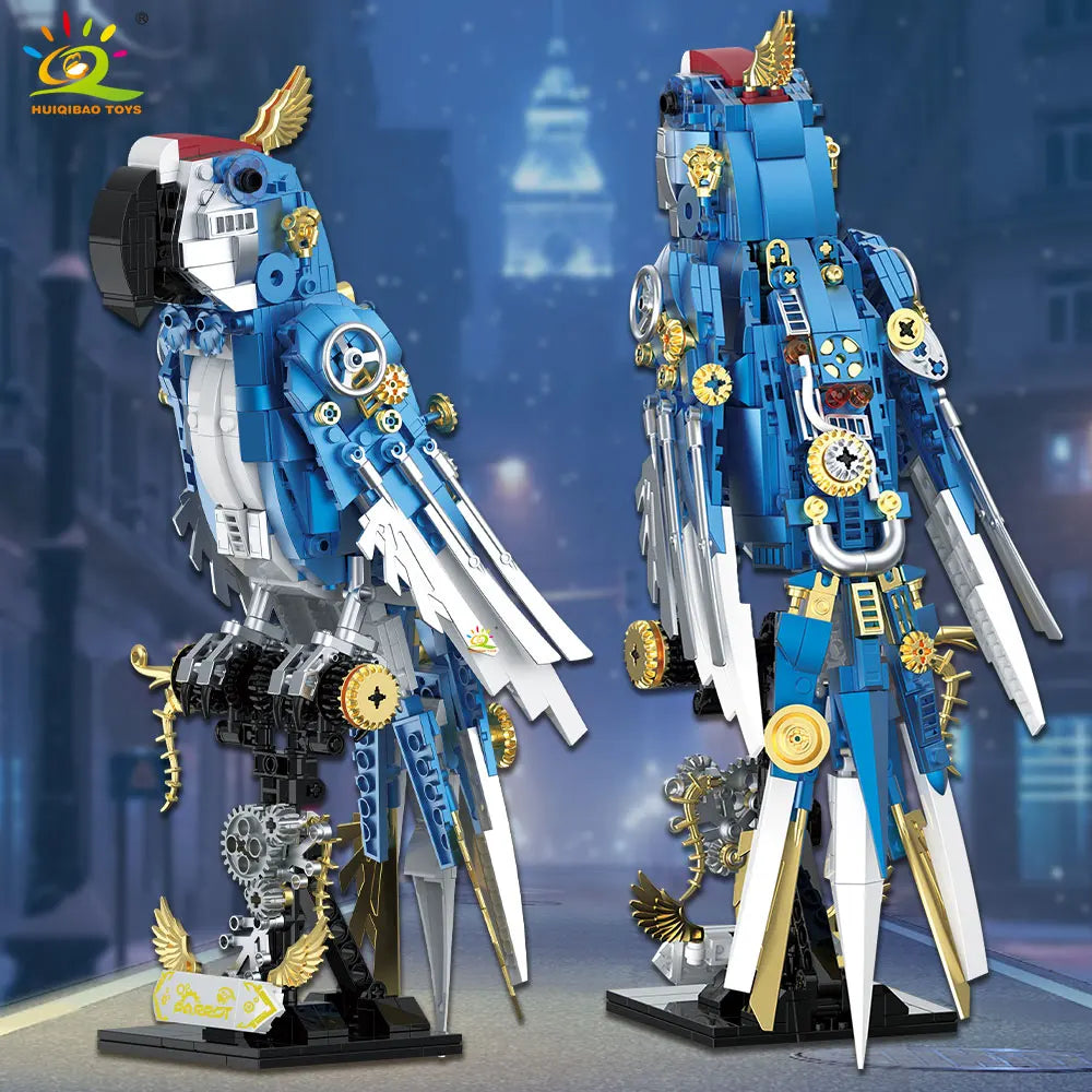 PENDRA Parrot Animal Mechanical Building Set