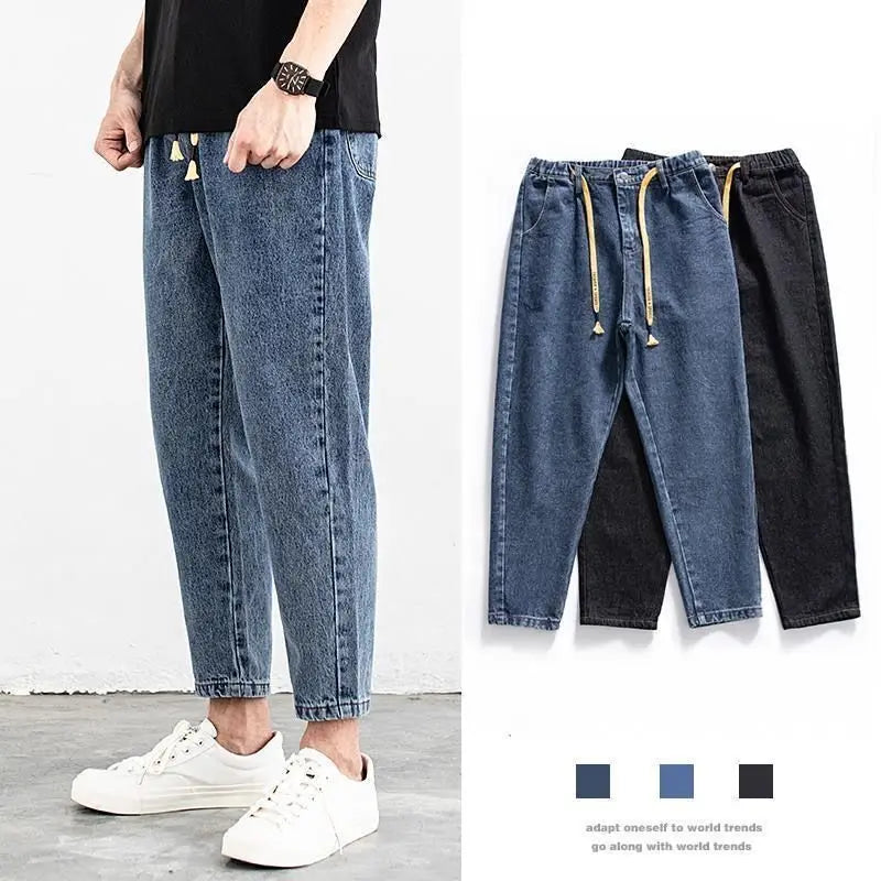 PENDRA Elastic Waist Drawstring Brand Pants