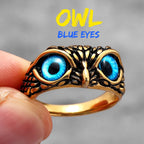 Multiple Color Cute Owl Stainless Steel Womens Mens Rings Punk for Gril Boyfriend Jewelry Creativity Gift Dropshipping Wholesale