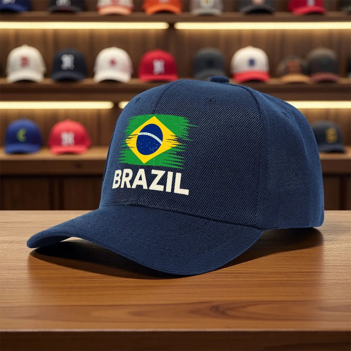 PENDRA Flag Baseball Featuring Cap