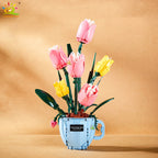 PENDRA Orchid Rose Floral Building Set