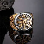 PENDRA Viking Trident Gold Ring