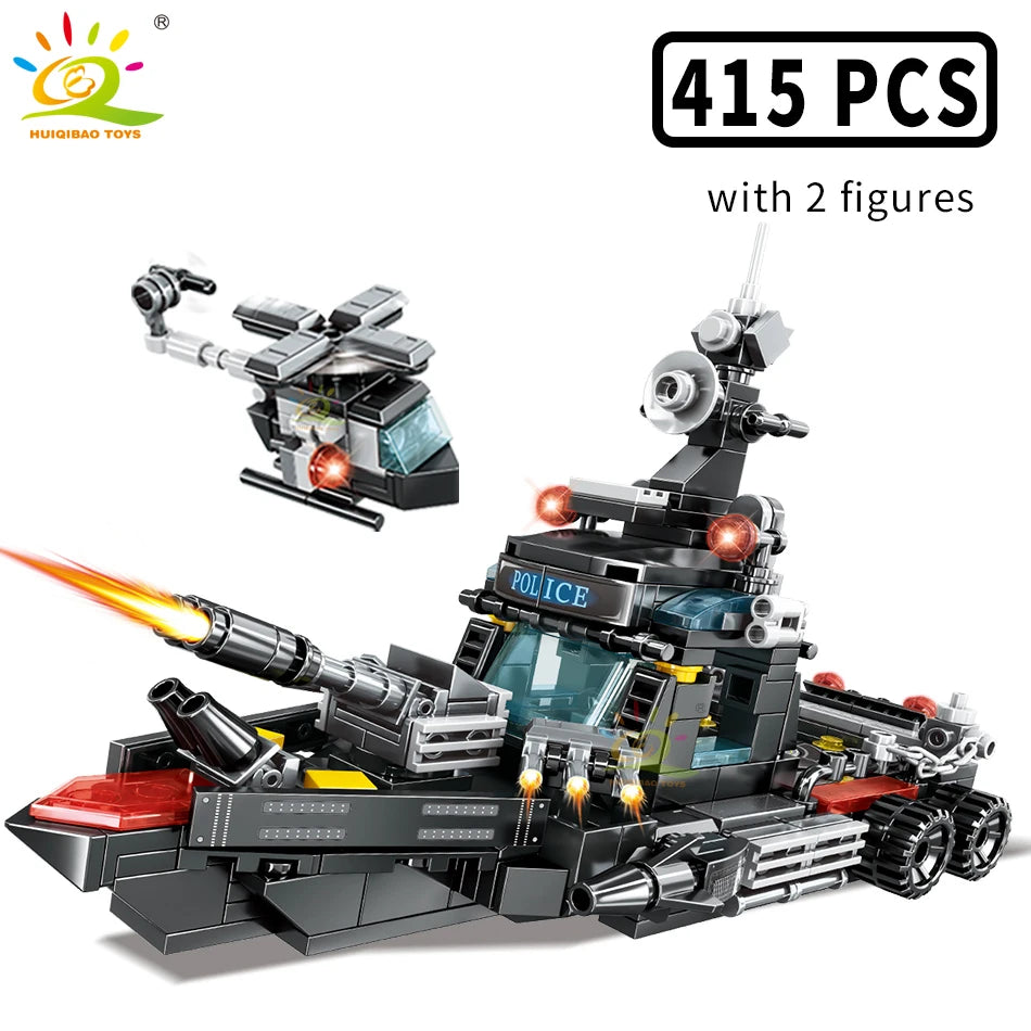 PENDRA 4in1 Swat Police Building Set