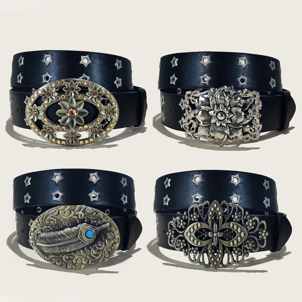 New men's retro western Cowboy style fashion alloy buckle leather belt For Women high-end luxury brands jeans belt Perfect Gift