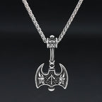 PENDRA Twinaxe Viking Double-Edged Axe Pendant