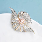 PENDRA Radiant Shell Pearl Brooch