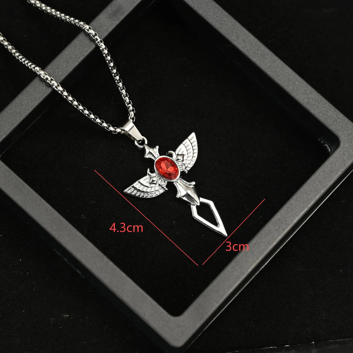 PENDRA Crosschoker Vintage Zinc Alloy Cross Choker Necklace