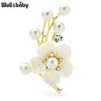 PENDRA Blossom Shell Plum Blossom Flower Brooch