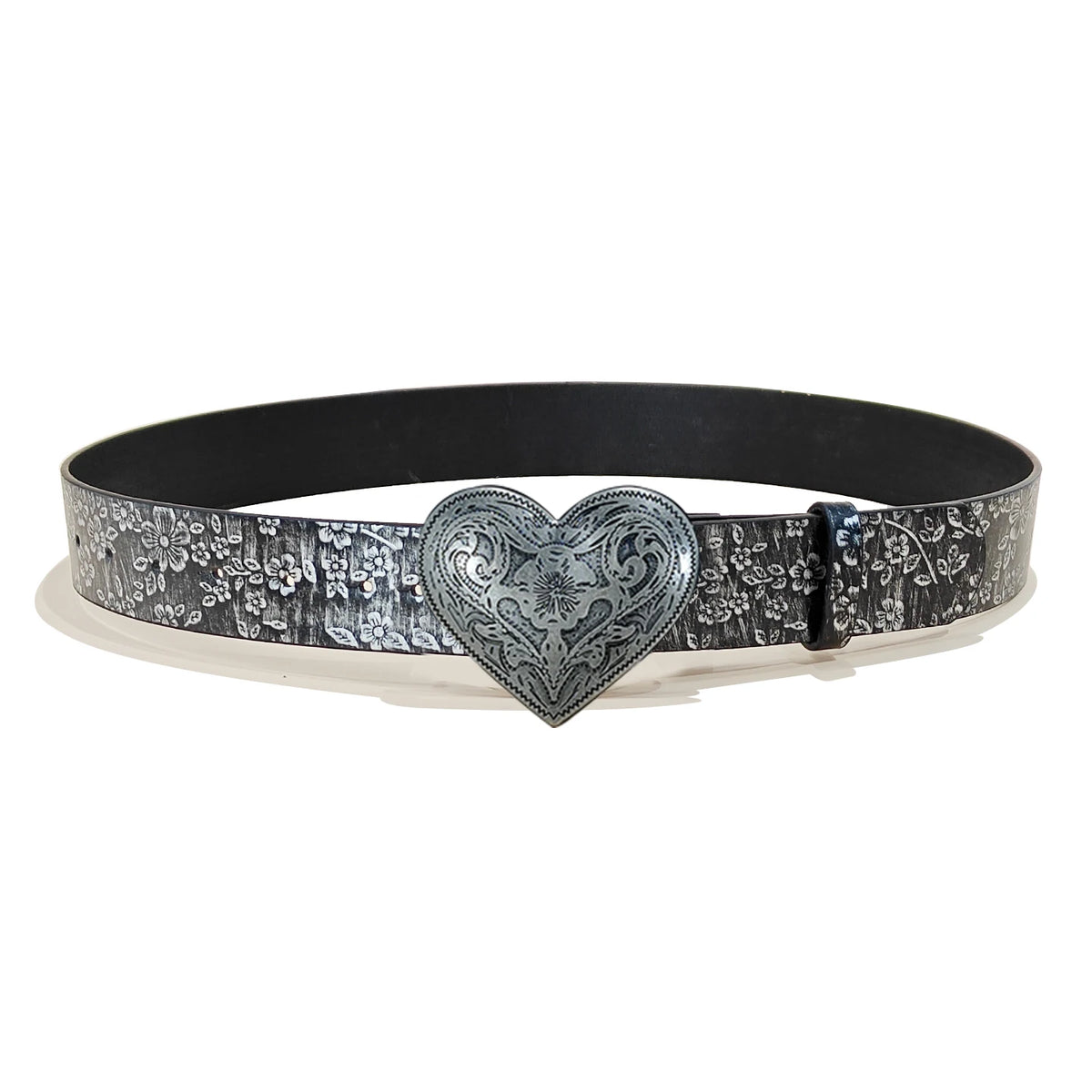 Heavy Duty Punk Belt Men Women Y2K Inlaid Rhinestone Stars Love Bright Flash Gothic Air Eye Hollowed Vintage Jeans Waistbands