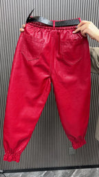 PENDRA PU Leather Warm Pants