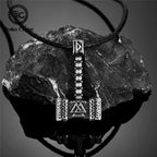 PENDRA Rune Steel Necklace