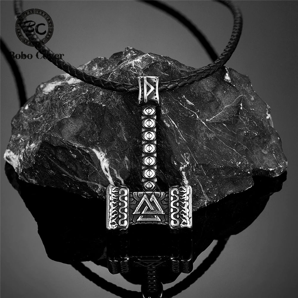 PENDRA Rune Steel Necklace