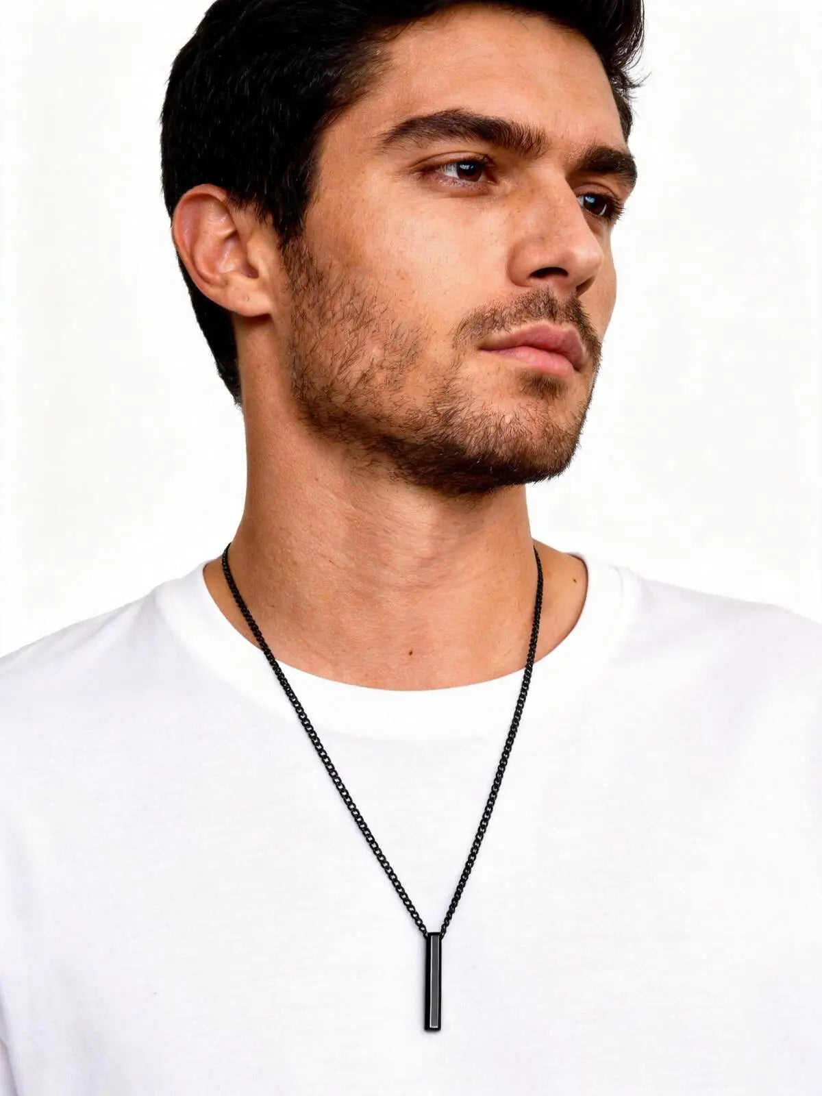 PENDRA Bar Vertical Long Pendant Necklace