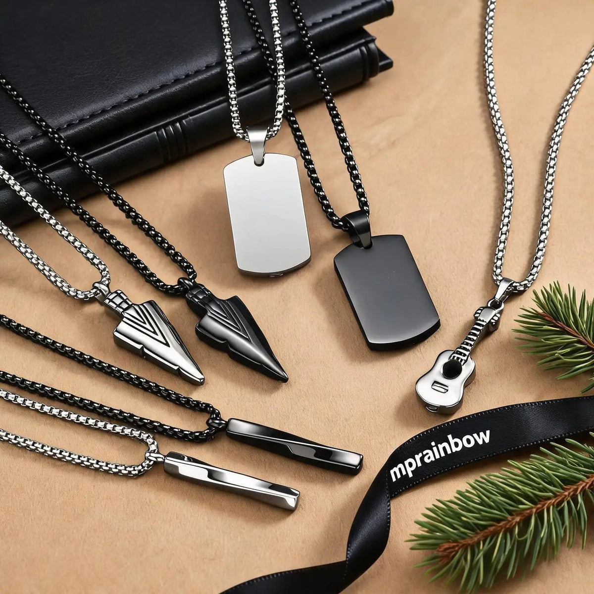 PENDRA Guitar Dog Dog Tag Necklace