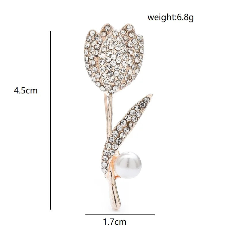 PENDRA Tulippa All-Match Tulip Flower Brooch