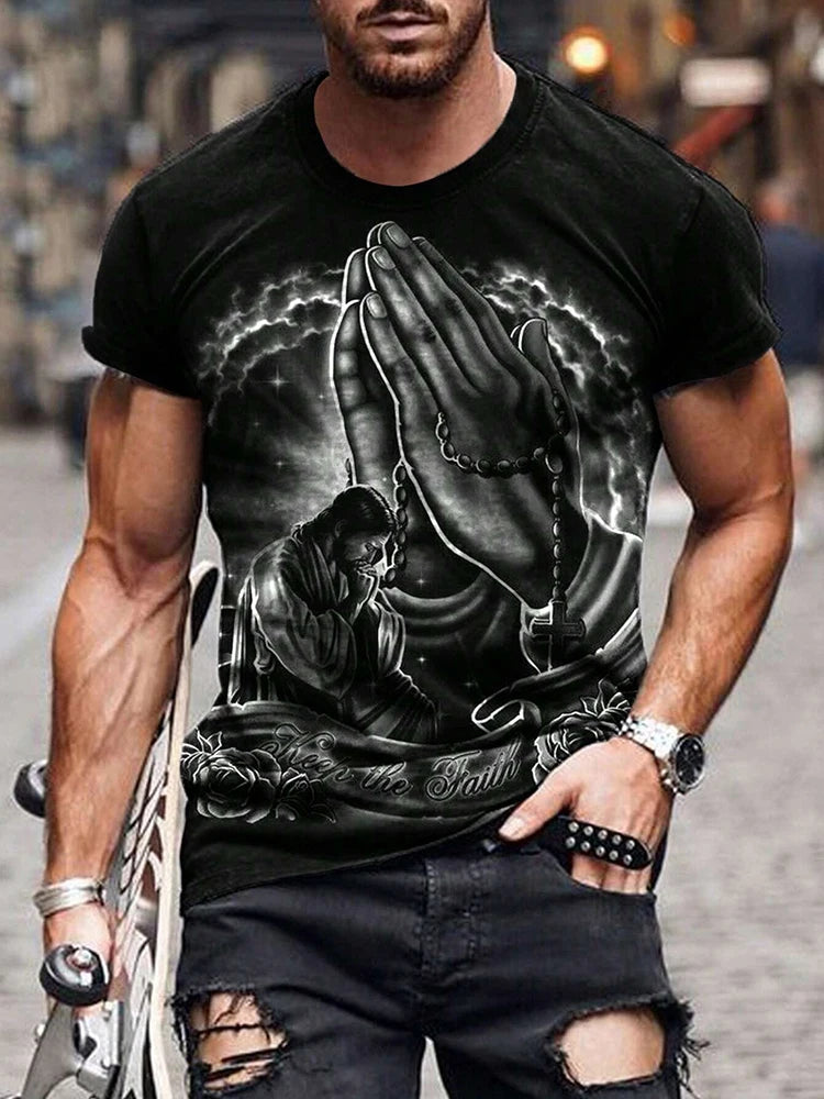 PENDRA Camo Printed Sports T-Shirt