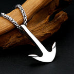 PENDRA Vikinganchor Simple Stainless Steel Anchor Necklace