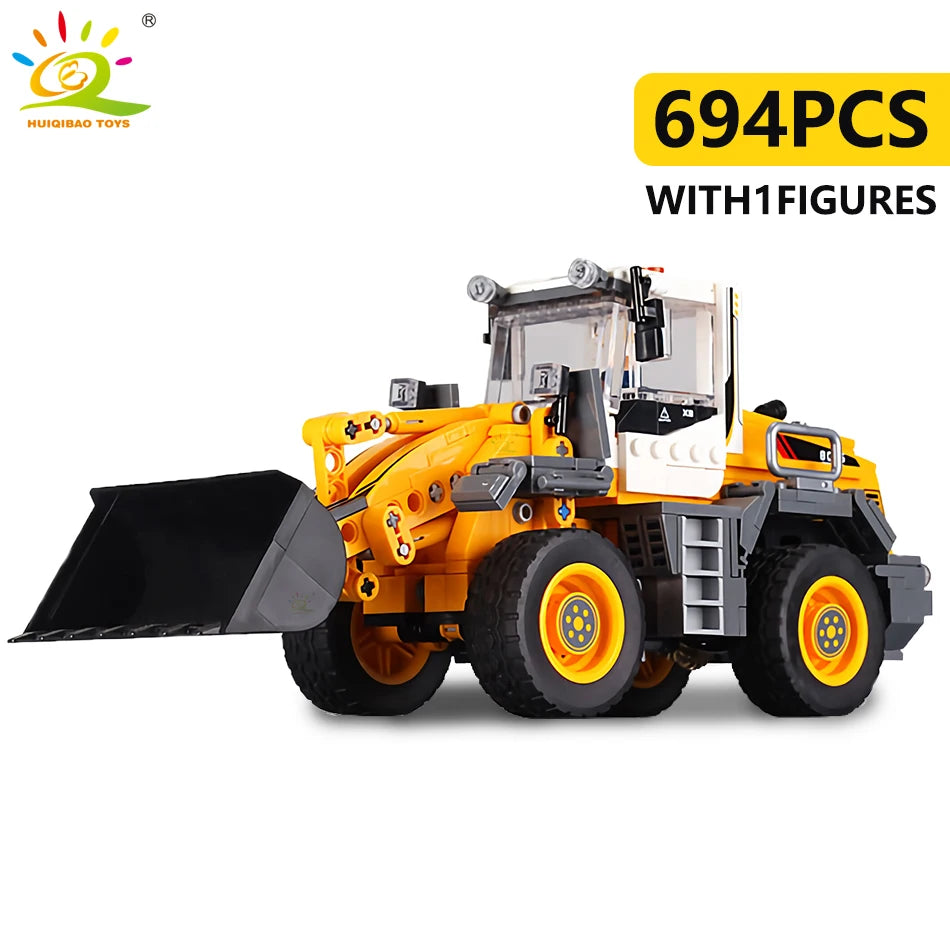 PENDRA Engineering Vehicle Excavator Building Set