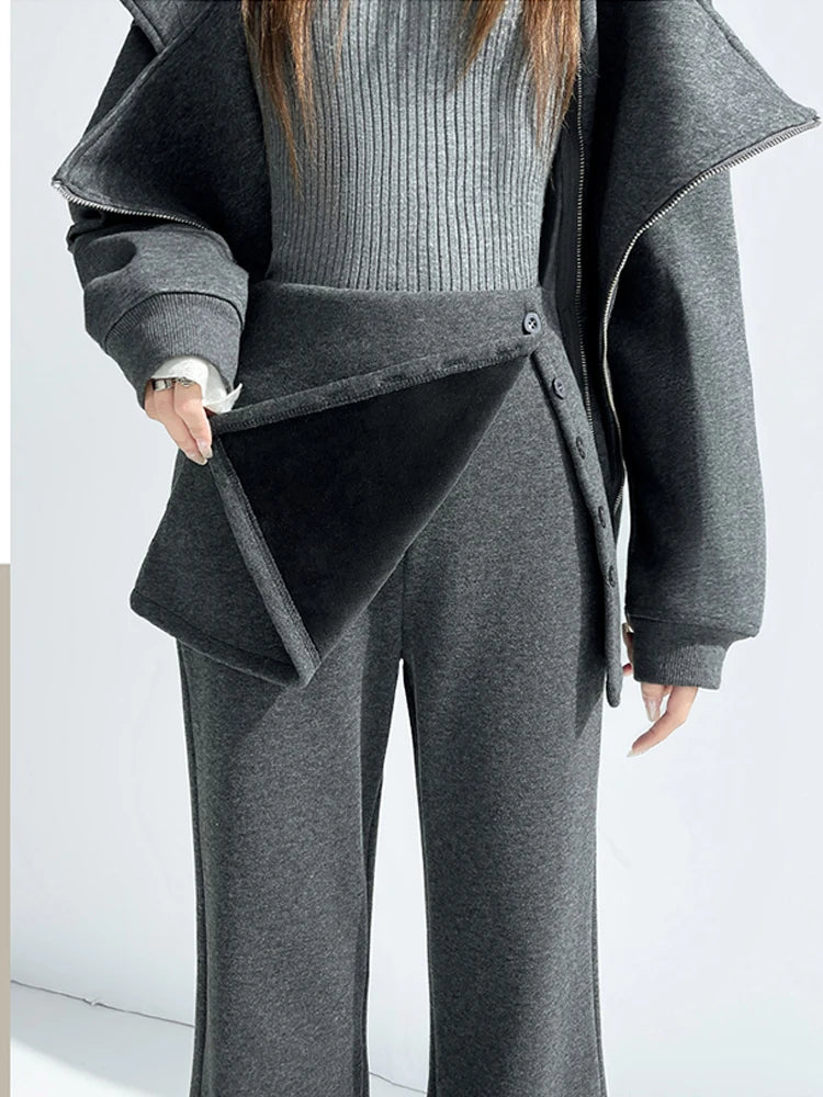 PENDRA Fake Two Pieces Pants