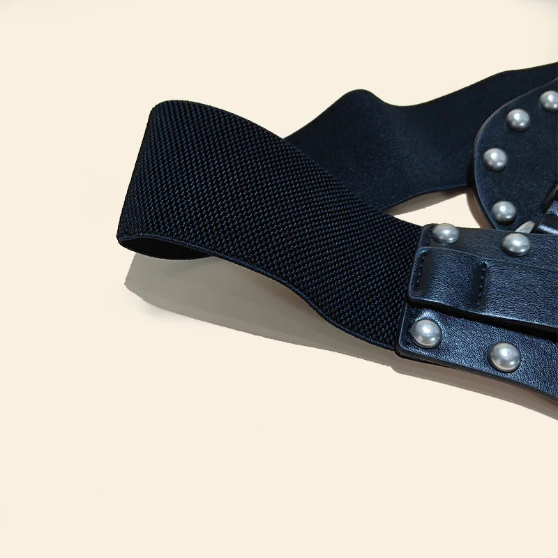 PENDRA Fayeelle Leather Rope Gothic Corset Belt