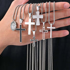 PENDRA Cross Plain Pendant Necklace