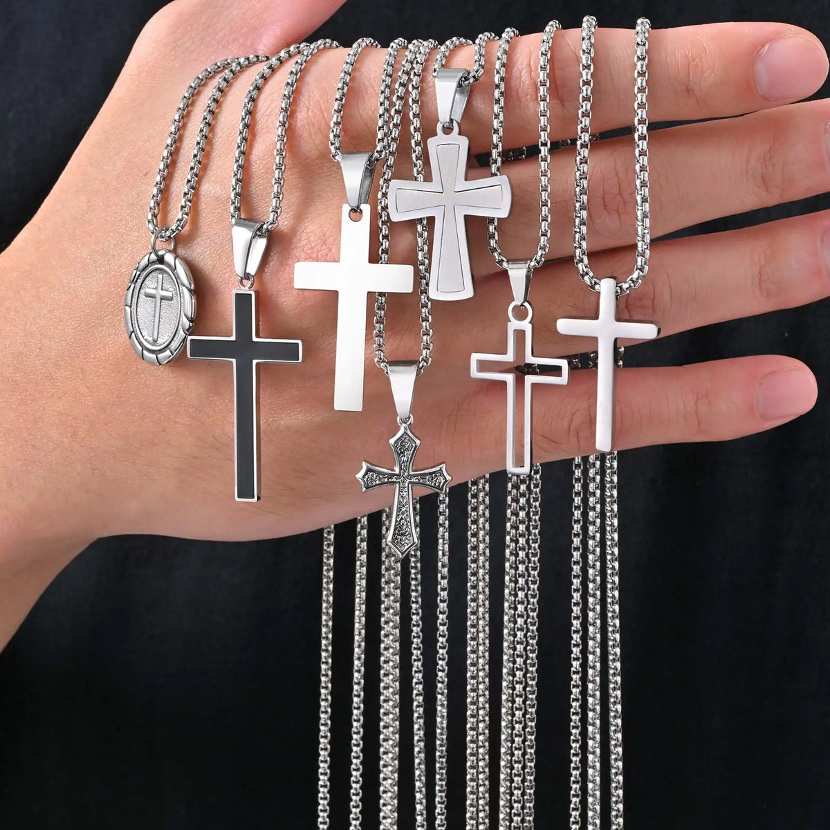 PENDRA Cross Plain Pendant Necklace