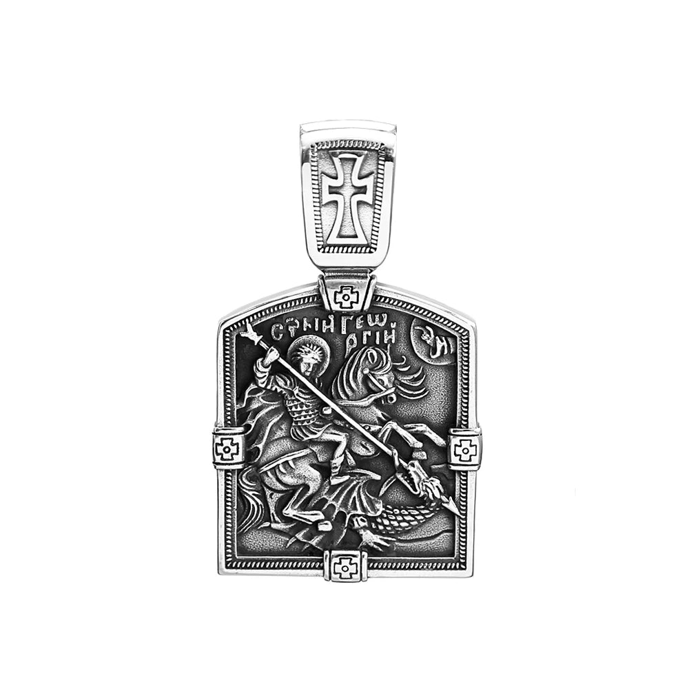 PENDRA Dragonslayer Saint George Dragon Pendant