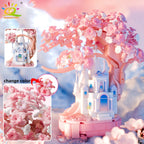 PENDRA Discoloration Cherry Floral Building Set