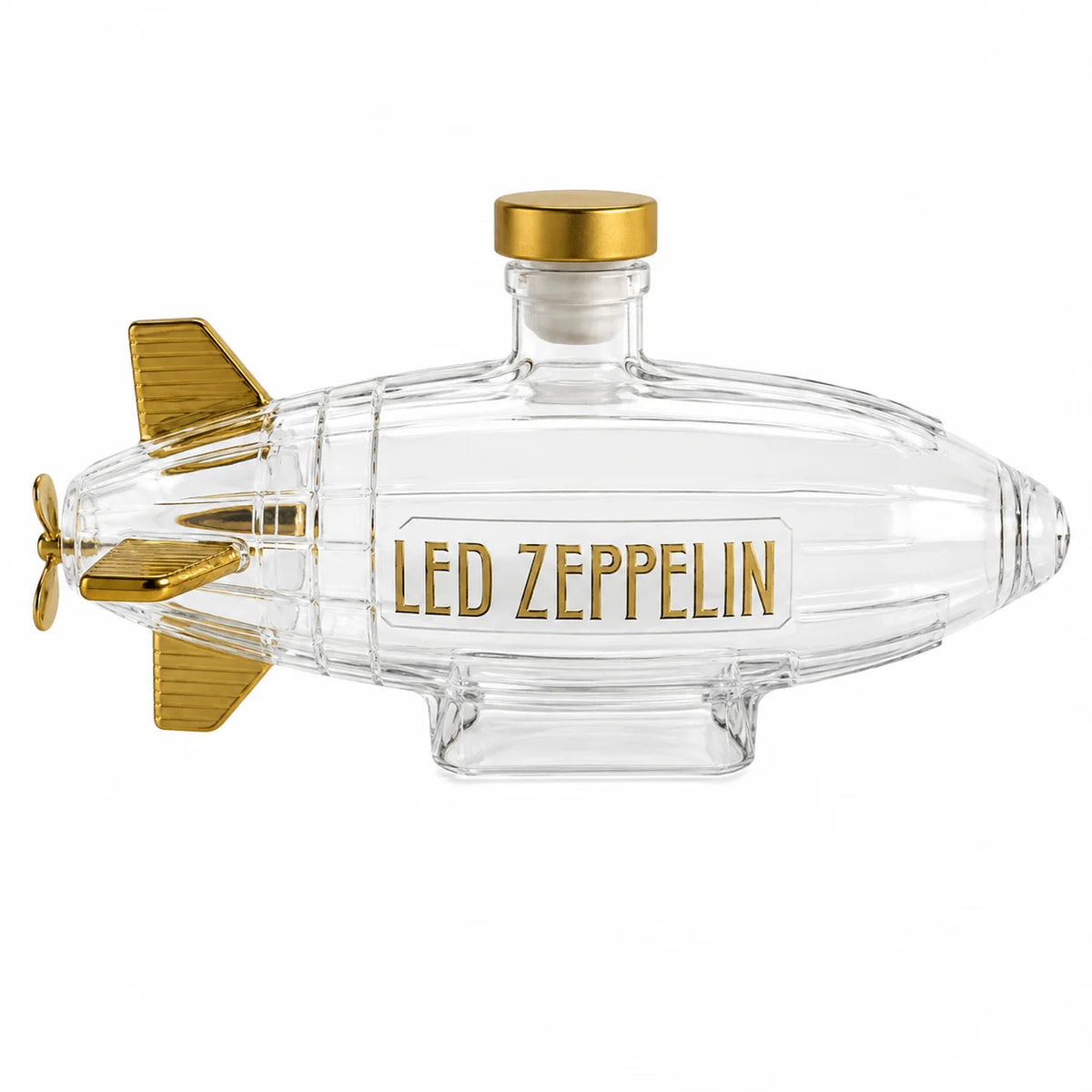 Led Zeppelin Airship Glass Decanter Creative Whiskey Bottle Rock Band Inspired Home Bar Ornament Collector Gift