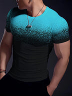 PENDRA Printed Urban Short-Sleeve Running T-Shirt