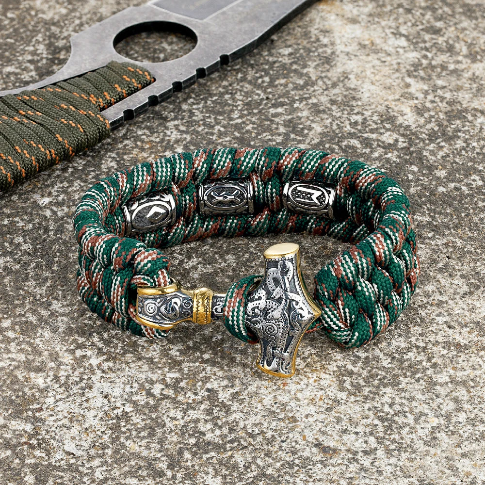PENDRA Rune Hammer Bracelet