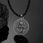 PENDRA Wolf Norse Vegvisir Necklace