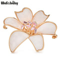 PENDRA Shellia 2-Color Shell Flower Brooch