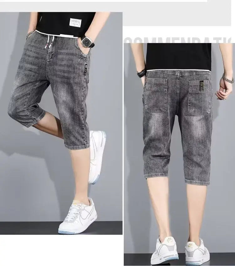 PENDRA Elastic Waist Thin Pants