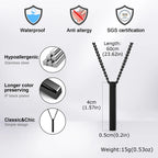 PENDRA Bar Vertical Long Pendant Necklace