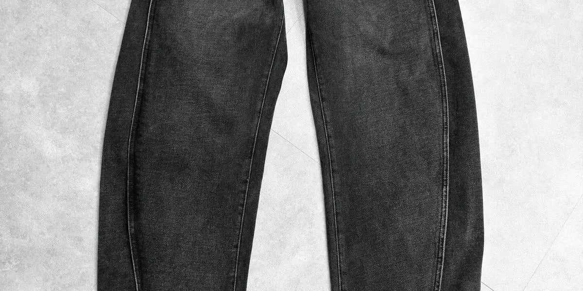 PENDRA Wide Leg Zipper Straight Pants